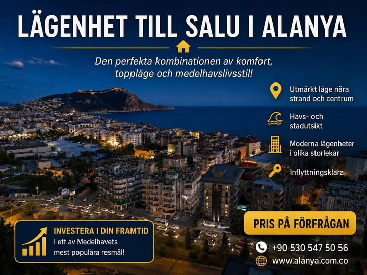Lägenheter till salu ALANYA
