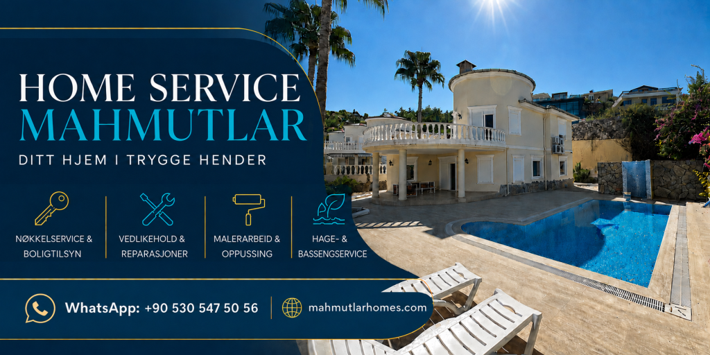 Home Service Mahmutlar | Boligservice og nøkkelservice i Alanya